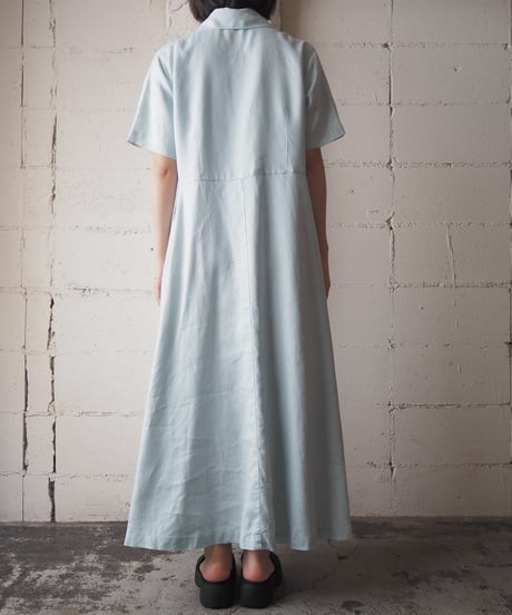 Eddie Bauer Open Collar Linen Dress LGN