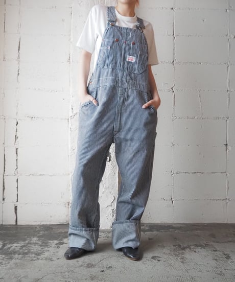 Round House Hickory Stripe Overall NVWH