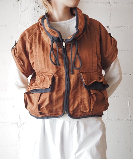 Bicolor stand color vest BR
