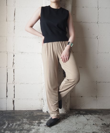 Crewneck Silk Knit BK