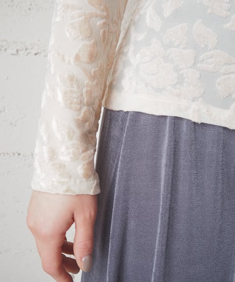 Opal Velour Sheer Tops WH