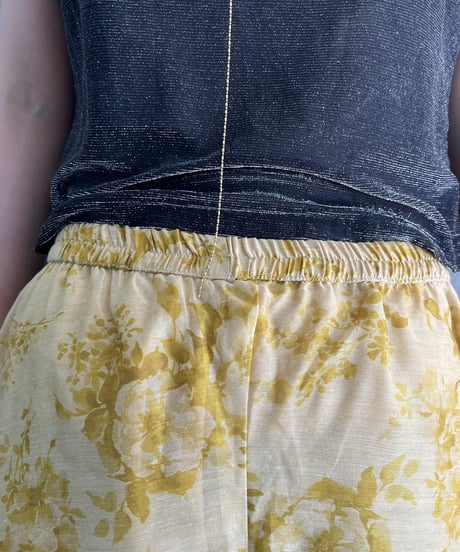 Flower Pattern Easy Wide Pants YEWH