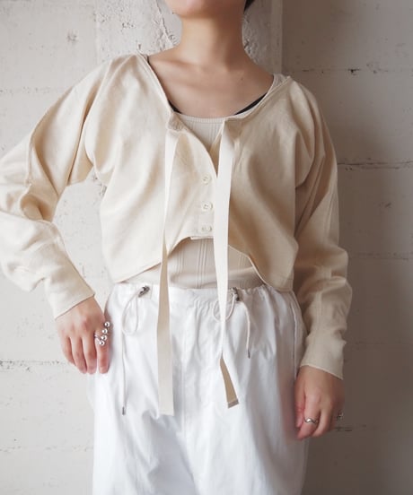 1950~60's French Army Under Pants Cardigan IV
