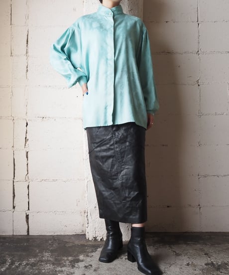 Shadow Botanical Pattern Blouse LBL