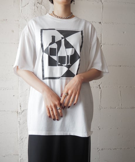 WINE Print Tee WH