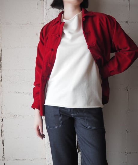 L/S Velvet China Shirt RE