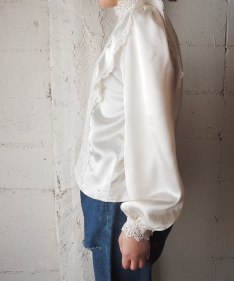 Front Lace Frill Design Blouse IV