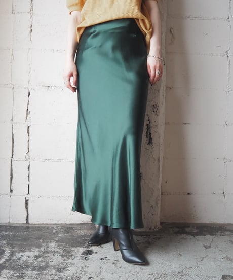 Satin Long Skirt GN