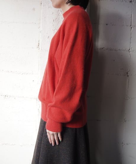 Angora Mix Mock Neck Sweater RE