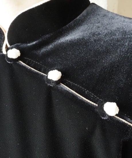 China Design Velour Tops BKWH