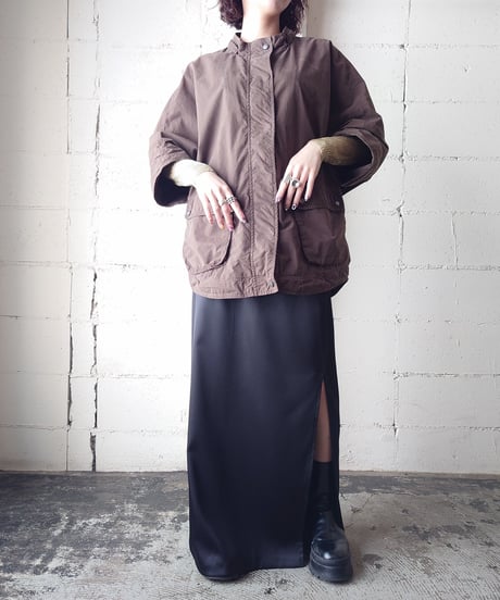 Stand Collar Dolman Sleeve Jacket BR