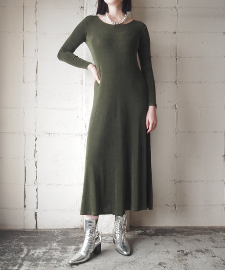 FLAX Crew Neck Cutsewn Dress KA