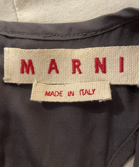 MARNI Sleeveless Tiered Mini Dress GR