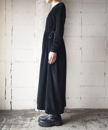 West Gather Velour Dress BK