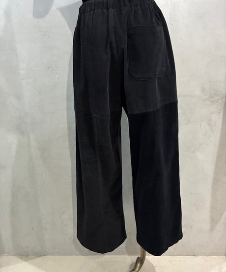 REMAKE Corduroy Patchwork Pants BK