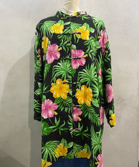 LAUREN 90's China Aloha Shirt BKGNYEPI