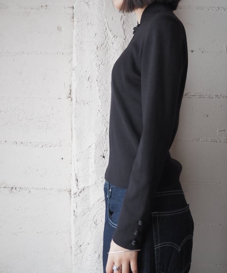 Peekaboo Design Knit BK