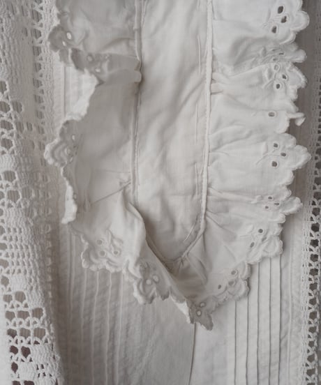 1920〜30's Euro Frilled Blouse WH