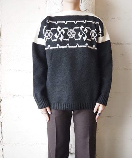 Monochrome Design Knit