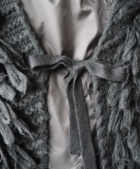 SONIA RYKIEL Loop Fringe Knit Vest BK