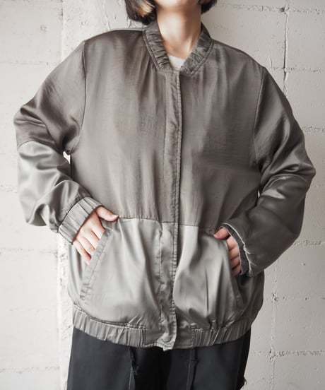 GUESS Satin Collarless Jacket KA