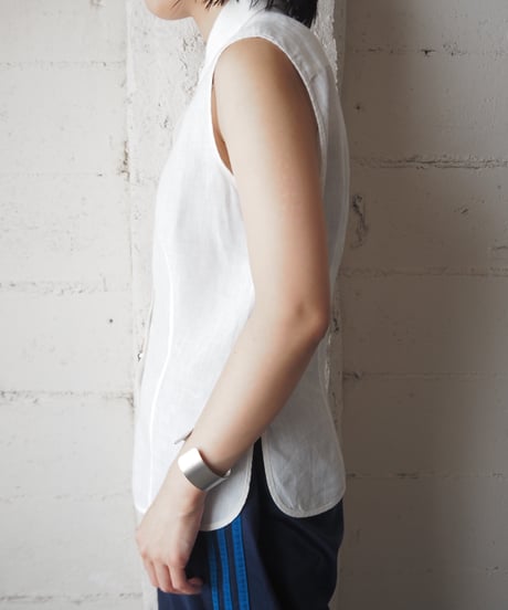 MaxMara Linen Sleeveless Shirt IV