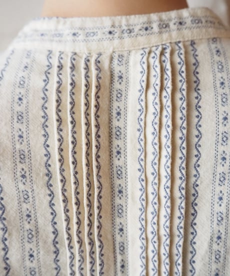 L.L.Bean Pleated Bosom Shirt Dress IVNV