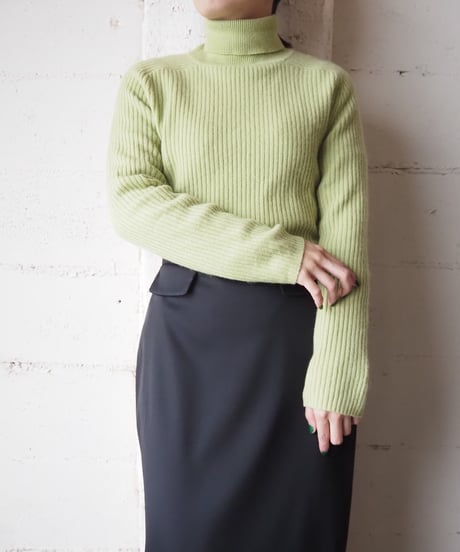 Cashmere Turtle Neck Knit LGN