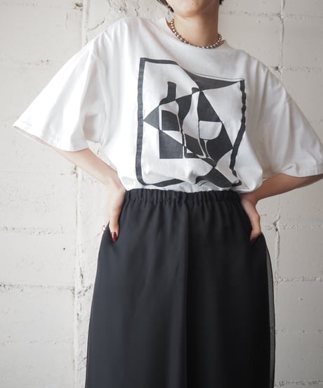 WINE Print Tee WH