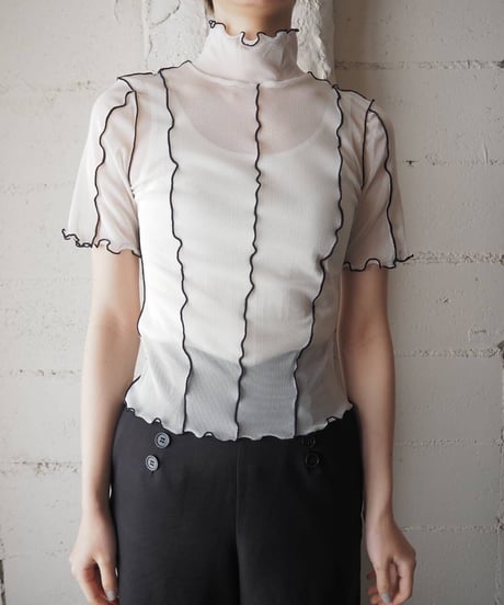 【Orfeo ORIGINAL】Stitch Cutsewn s/s BK×IV