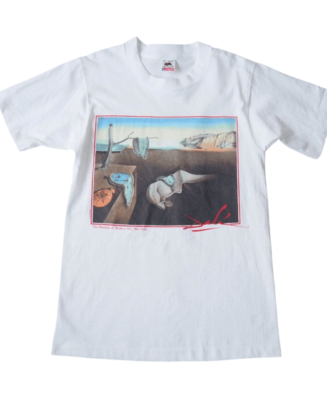 1990's Dead Stock USA Salvador Dali Tee 記憶の固執