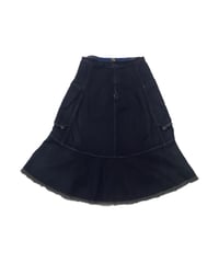 MARITHE FRANCOIS GIRBAUD Side Pockets Design Denim Skirt DNV