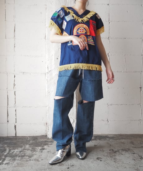 1970's Emblem Pullover Shirt NVYE