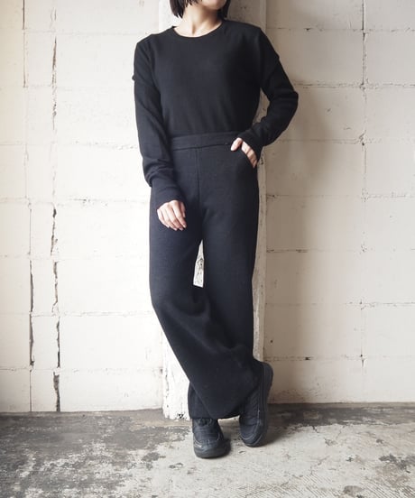 Fleece Flared Pants BK
