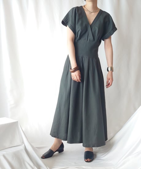 Linen Cashcouer Dress DGR