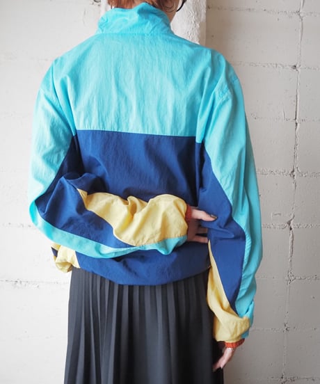 NIKE Crazy Color Half Zip Nylon Jacket LBLYENV