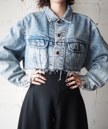 Lee Chemical Wash Short Denim Jacket BL