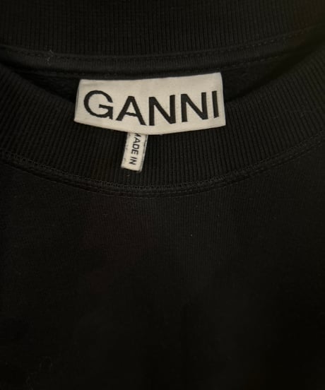 GANNI Back Logo Sweat BK