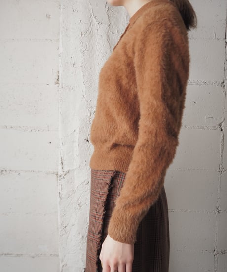 Shaggy Knit Polo BR