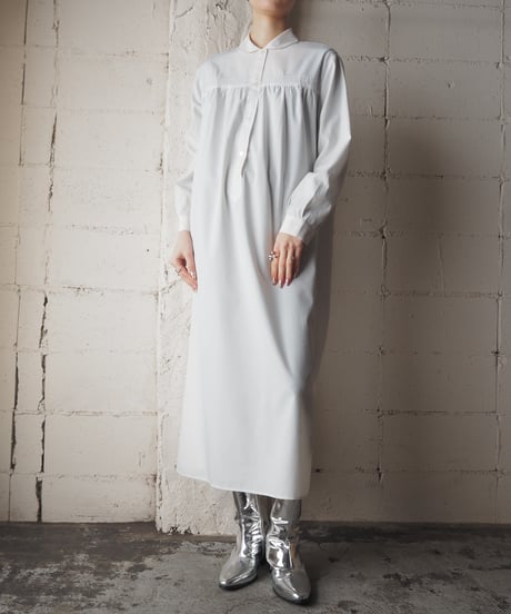 1970's Round Collar Shirt Dress WH