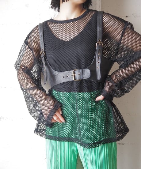 L/S Mesh Tee BK