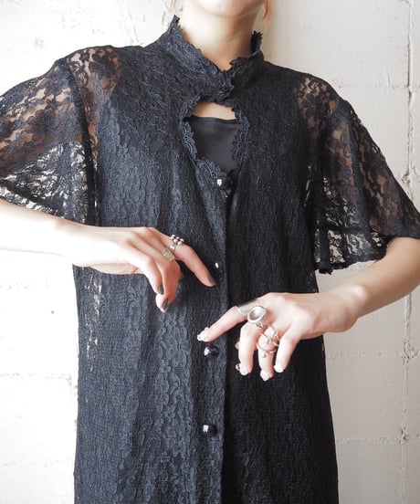 Peekaboo Lace Dress BK
