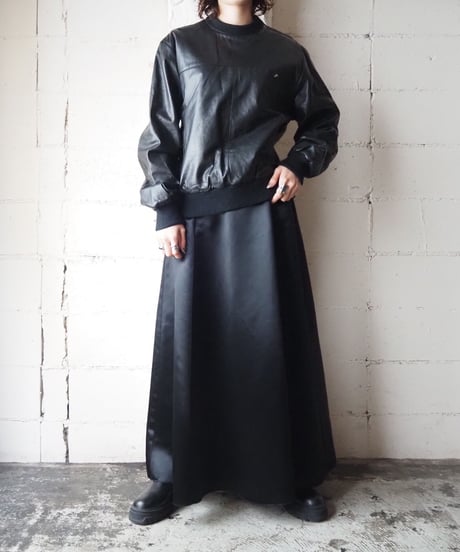 Leather Pullover Tops BK