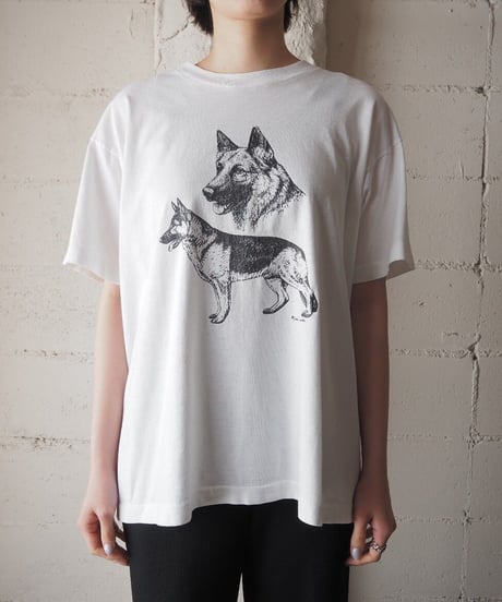 German Shepherd Print Tee WH
