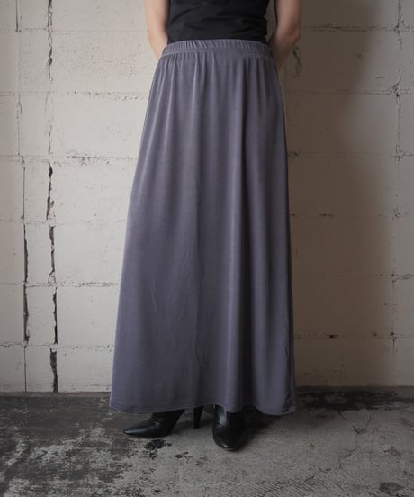Spandex Mix Easy Long Skirt GR