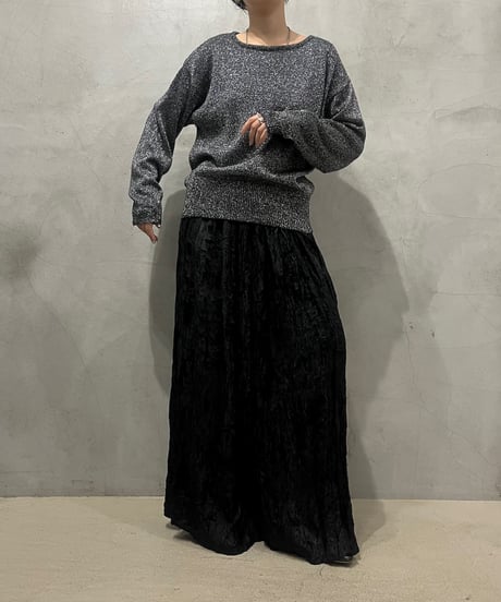 Lame Mix Crewneck Knit SV