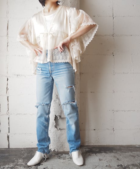 Christian Dior Pleated Lace Cardigan IV