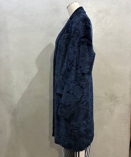 MSGM Velvet Chester Coat NV