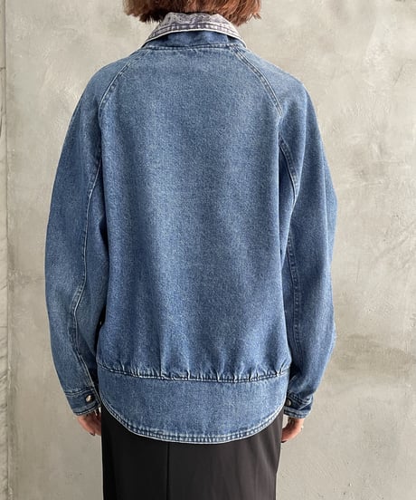 Raglan Sleeve Denim Jacket BL