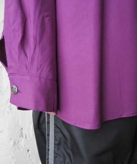 Big Silhouette Rayon Shirt PUR